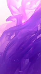 Fototapeta premium Abstract swirling purple hues create a dreamy and ethereal atmosphere, enhanced by sparkling highlights.