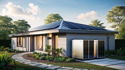 A Sleek and Contemporary Single-Story Modern House Design Ideal for Urban Living and Sustainable Lifestyle Choices