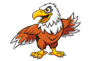 Eagle cartoon vector