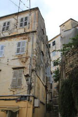 Charming Narrow Streets and Historical Old Town Buildings on a Greek Island: Full of Character and Timeless Beauty