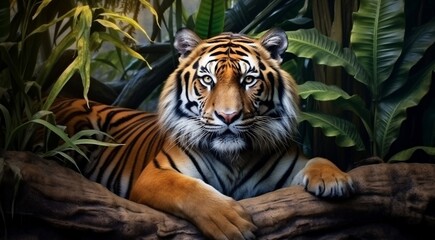 Fototapeta premium wild animal close-up, wild animal in wild nature, close-up of wild beautiful animal in the nature