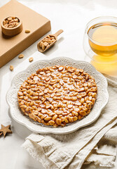 kozinaki dessert made of peanuts and molasses