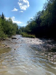 River in beautiful Tatra mountains