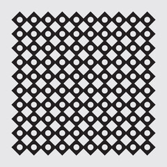 Vector ornament composed by circles and squares, modern, minimalist, simple, luxury, elegant