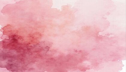 Fototapeta premium Abstract pink Watercolor Background A Serene Gradient of pink to Oceanic pink with Fluid Motion