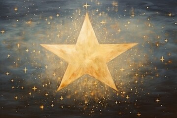 Fototapeta premium The star in the night sky backgrounds constellation illuminated.