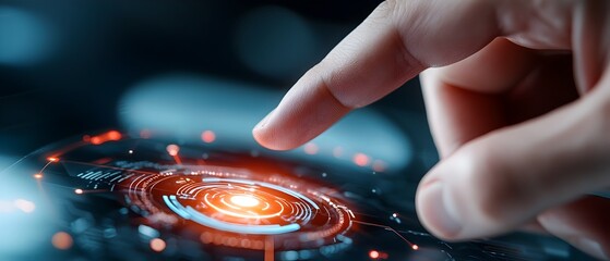 Glowing lightbulb symbol representing cutting edge AI driven technology innovations digital connectivity