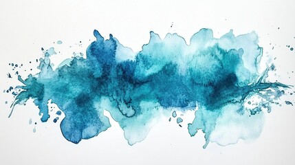 Obraz premium Teal Textured Abstract Background with Dark Tones.