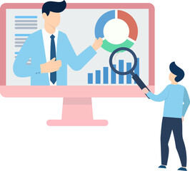 market analysis the presentation of data (charts and graphs) and the detailed examination of that data to understand trends and insights