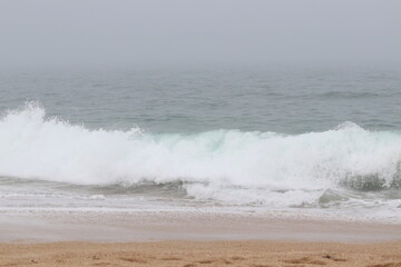 waves on the beach