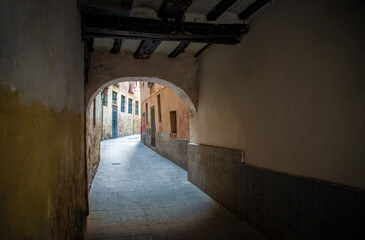 back alley, Barcelona, Spain