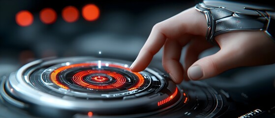 Futuristic AI powered digital interface streamlining business data processing for enhanced efficiency and connectivity  Showcasing the future of data driven decision making and automation technology