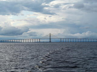 The “Ponte Do Rio Negro” bridge near Manaus.