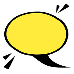 Speech bubble illustration

