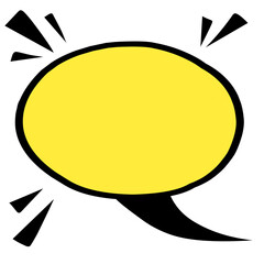 Speech bubble illustration
