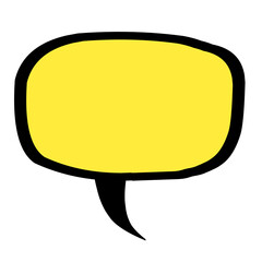Speech bubble illustration
