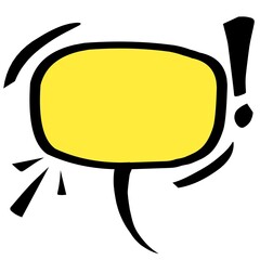 Speech bubble illustration
