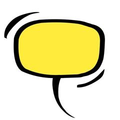 Speech bubble illustration
