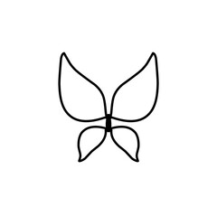 Hand drawn butterfly 