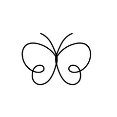 Hand drawn butterfly 