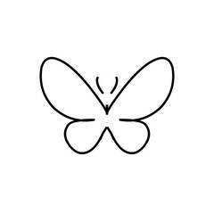 Hand drawn butterfly 