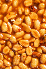 kozinaki dessert made of peanuts and molasses