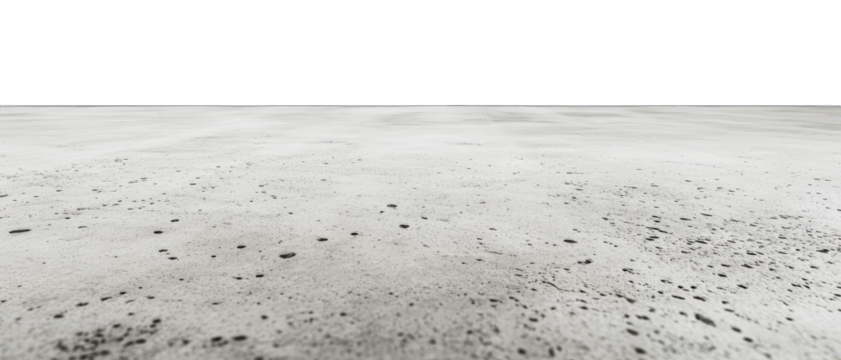 Minimalist Concrete Floor with Smooth, Light Grey Finish