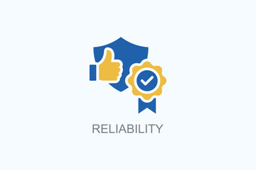 Reliability Vector  Or Logo Sign Symbol Illustration