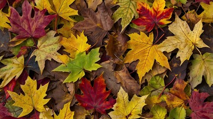 Fototapeta premium Autumn Landscape: Tranquility and Beauty of Nature