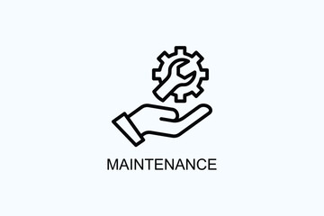 Maintenance Vector  Or Logo Sign Symbol Illustration