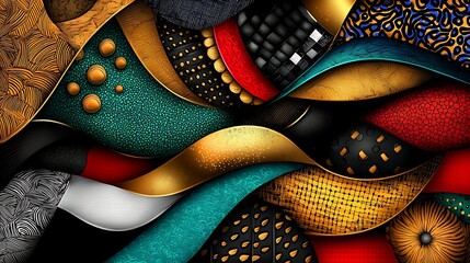 Obraz premium Explore vibrant patterns in abstract art