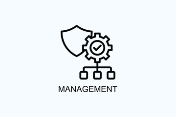 Management Vector  Or Logo Sign Symbol Illustration