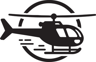 helicopter isolated on white