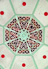 plafond architecture parc france mosaique