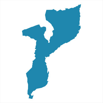 recommend clip art: Abstract - High Detailed blue Map of Mozambique isolated on white background. for your web site design map logo, app, Travel. Vector illustration eps10.	
                    