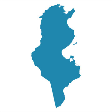 recommend clip art: Abstract - High Detailed blue Map of Tunisia isolated on white background. for your web site design map logo, app, Travel. Vector illustration eps10.	
                    