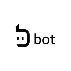 Letter b for bot logo vector © Lemonkey