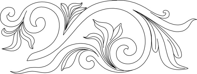 Sketch vector illustration silhouette design drawing decoration ornament classic vintage ethnic traditional 