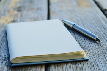 notebook and pen