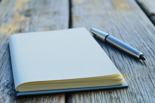 notebook and pen