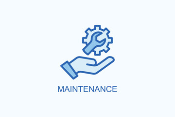 Maintenance vector  or logo sign symbol illustration