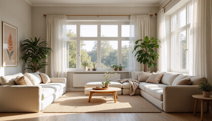 Fototapeta premium Cozy Living Room.