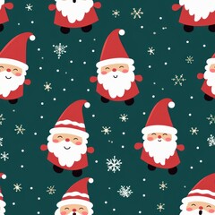 Santa claus pattern backgrounds christmas.