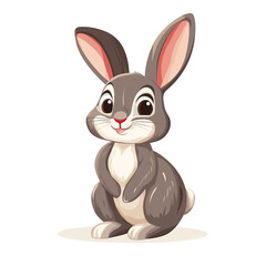 Obraz premium Cute Cartoon Bunny
