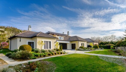 Fototapeta premium Luxury homes that represent symbols of wealth