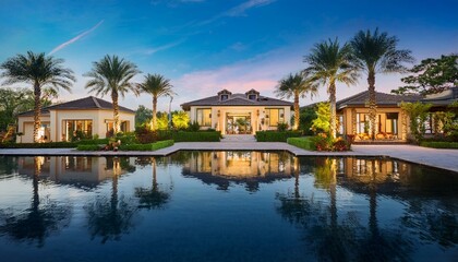 Obraz premium Luxury homes that represent symbols of wealth