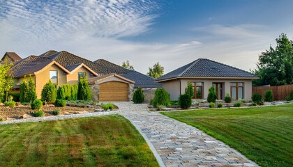 Obraz premium Luxury homes that represent symbols of wealth