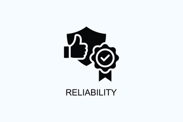 Reliability Vector  Or Logo Sign Symbol Illustration