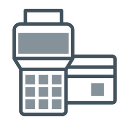 Pos Terminal Icon Design