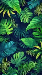 Tropical plant backgrounds vegetation.